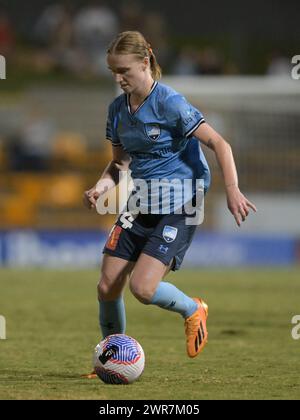 Lilyfield, Australien. März 2024. Abbey Rae Lemon vom Sydney FC wird während des Spiels der Liberty A-League 2023-24 in der Runde 19 zwischen Sydney FC und Western United FC im Leichhardt Oval gesehen. Endstand Sydney FC 3:1 Western United FC. (Foto: Luis Veniegra/SOPA Images/SIPA USA) Credit: SIPA USA/Alamy Live News Stockfoto