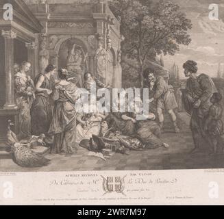 Achilles, die von Odysseus unter den Töchtern von Lykomedes anerkannt