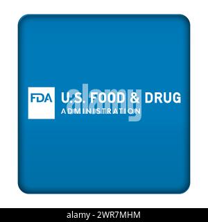 FDA Food and Drug Administration Logo Stockfoto