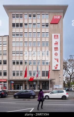 Kölner Sitz des Deutschen Gewerkschaftsbundes DGB Stockfoto