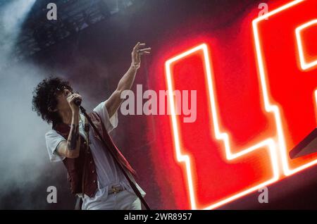 LP (Laura Pergolizzi) beim Release Athens Festival in Plateia Nerou/Griechenland, Juni 2022 Stockfoto