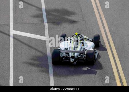 St. Petersburg, FL, USA. März 2024. Der INDYCAR Series-Fahrer JACK HARVEY (18) aus Bassingham, England, reist während eines Trainings für den Firestone Grand Prix von St. durch die Kurven Petersburg am St.. Petersburg temporärer Kurs in St. Petersburg FL. (Credit Image: © Walter G Arce SR Grindstone Medi/ASP) NUR REDAKTIONELLE VERWENDUNG! Nicht für kommerzielle ZWECKE! Stockfoto