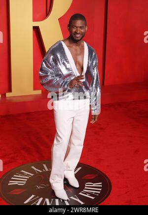 Usher nimmt am 10. März 2024 an der Vanity Fair Oscar Party Teil, die von Radhika Jones im Wallis Annenberg Center for the Performing Arts veranstaltet wurde 2024. Foto: Crash/imageSPACE Stockfoto