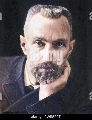 PIERRE CURIE (1859-1 906) französischer Physiker um 1905 Stockfoto