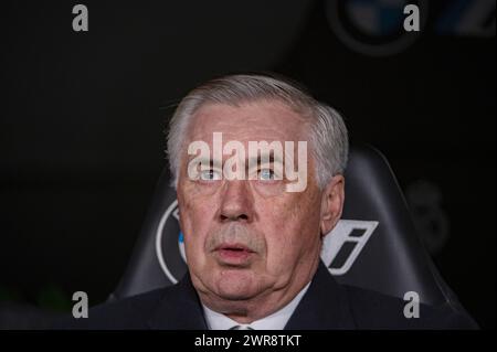 Madrid, Spanien. März 2024. Während des Fußballspiels La Liga EA Sports 2023/24 zwischen Real Madrid und Celta Vigo im Santiago Bernabeu Stadion in Madrid, Spanien. Quelle: Unabhängige Fotoagentur/Alamy Live News Stockfoto
