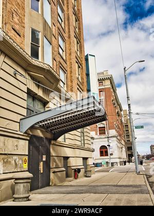 Grand Hotel an der South Ludlow Street in der Innenstadt von Dayton Ohio Stockfoto