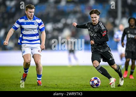 Doetinchem, Nederland. März 2024. DOETINCHEM, 11-03-2024, Stadion de Vijverberg, Fußball, niederländische Eredivisie, Saison 2023/2024, Spiel zwischen de Graafschap und Jong Ajax. Jong Ajax Spieler Julian Brandes Credit: Pro Shots/Alamy Live News Stockfoto