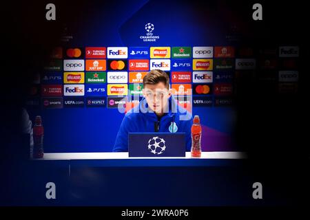 Francisco Conceicao des FC Porto während einer Pressekonferenz im Emirates Stadium in London. Bilddatum: Montag, 11. März 2024. Stockfoto