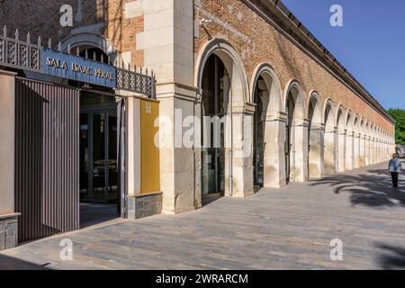 Marinemuseum von Cartagena - Raum des Vermächtnisses von Isaac Peral - das erste U-Boot der Welt. Region Murcia, Spanien, Europa Stockfoto