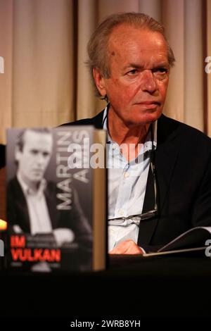 Martin Amis - Buchvorstellung und Lesung von Daniel Kehlmann und Martin Amis' im Vulkan, Haus des Rundfunks, RBB, 8. Oktober 2018, Berlin (nur fuer r Stockfoto