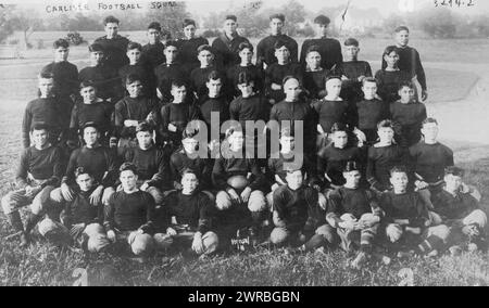 Carlisle School Football Squad, 18. November 1914, United States Indian School (Carlisle, Pa.), Sports, 1910-1920, Gruppenporträts, 1910-1920., Porträtfotos, 1910-1920, Gruppenporträts, 1910-1920, 1 Fotodruck Stockfoto