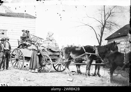 Abfahrt vom alten Gehöft, Barnard, George N., 1819-1902, Fotograf, 1862., Vereinigte Staaten, Geschichte, Bürgerkrieg, 1861-1865, Glas-negative, 1860-1870, 1 negativ: Glas, feuchtes Kollodion Stockfoto