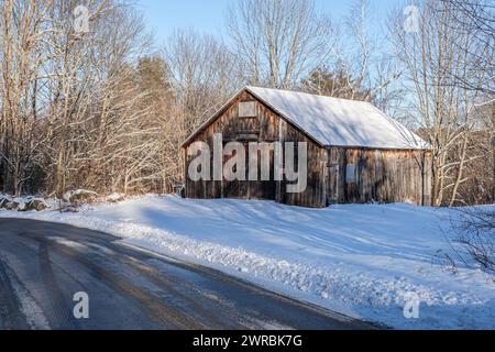 Eine alte Scheune in Phillipston, Massachusetts Stockfoto