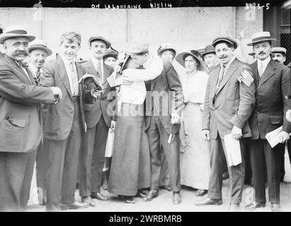 Auf LA LORRAINE, 14.08.1914, 5. August, Glasnegative, 1 negativ: Glas Stockfoto