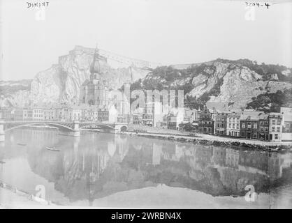 Dinant, das Foto zeigt Dinant, Belgien, zwischen ca. 1910 und ca. 1915, Glasnegative, 1 negativ: Glas Stockfoto