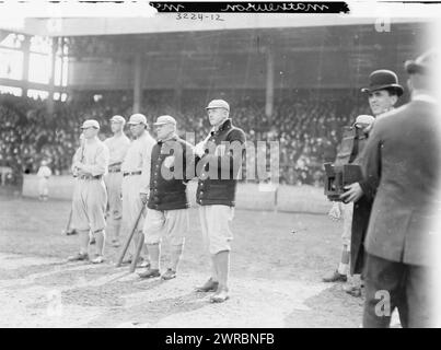 John McGraw & Christy Mathewson, New York NL (Baseball), 1914, Glass negative, 1 negative: Glass Stockfoto