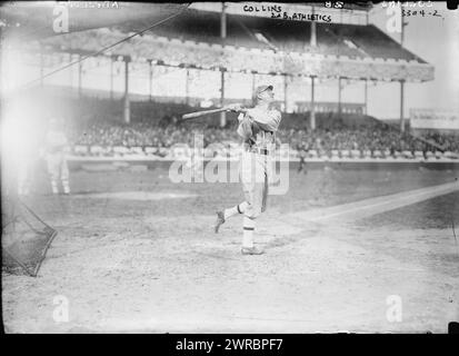 Eddie Collins, Philadelphia AL (Baseball), 1914, Glass negative, 1 negative: Glass Stockfoto