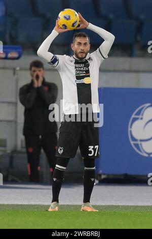 11. März 2024, Stadio Olimpico, Roma, Italien; Fußball der Serie A; Lazio versus Udinese; Roberto Pereyra Stockfoto