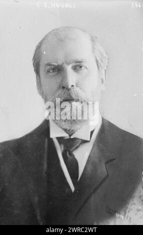 C.E. Hughes, Foto zeigt den Gouverneur von New York und den beigeordneten Richter des Obersten Gerichtshofs Charles Evans Hughes, Sr. (1862–1948)., zwischen ca. 1915 und ca. 1920, Glasnegative, 1 negativ: Glas Stockfoto