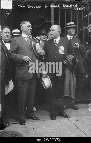 Tom Taggart & Roger Sullivan, zwischen ca. 1915 und ca. 1920, Glasnegative, 1 negativ: Glas Stockfoto