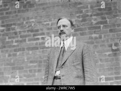 J. F. Hylan, Foto zeigt John Francis Hylan, Bürgermeister von New York City von 1918 bis 1925., 22. August 1917, Glasnegative, 1 negativ: Glas Stockfoto