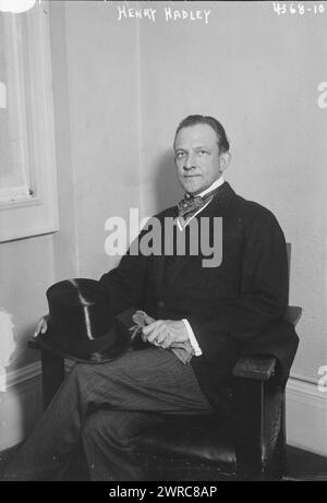 Henry Hadley, Foto zeigt den amerikanischen Komponisten und Dirigenten Henry Kimball Hadley. Zwischen ca. 1915 und ca. 1920, Glasnegative, 1 negativ: Glas Stockfoto