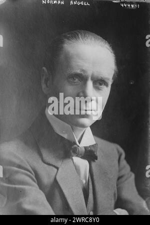 Norman Angell, zwischen ca. 1915 und ca. 1920, Glasnegative, 1 negativ: Glas Stockfoto