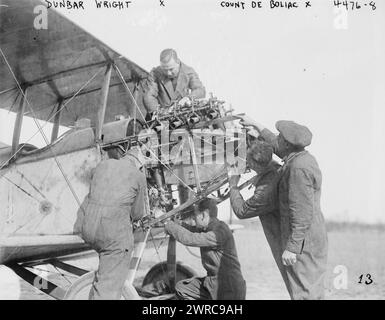 Dubar Wright, Graf de Boliac, zwischen ca. 1915 und ca. 1920, Glasnegative, 1 negativ: Glas Stockfoto