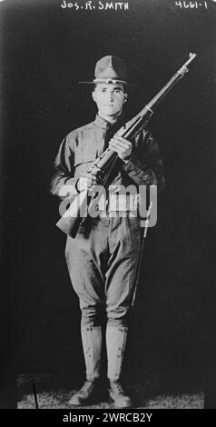 Jos. R. Smith, Foto zeigt Joseph Russell Smith aus Weiser, Idaho, der am 29. Mai 1918 in der Schlacht von Cantigny während des Ersten Weltkriegs, 1917 und 1918, des Zweiten Weltkriegs, 1914–1918, getötet wurde. 1 negativ: Glas Stockfoto