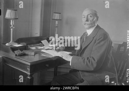 Messager, Foto zeigt den französischen Komponisten André Charles Prosper Messager (1853-1929)., zwischen ca. 1915 und ca. 1920, Glasnegative, 1 negativ: Glas Stockfoto