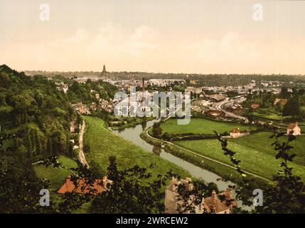 Allgemeine Ansicht, St.. Lo, Frankreich, zwischen ca. 1890 und ca. 1900., Farbe, 1890-1900 Stockfoto