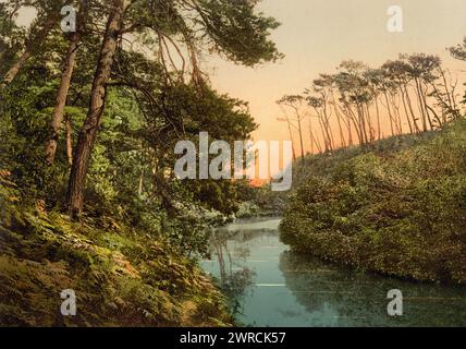 Branksome Chine, Bournemouth, England, zwischen ca. 1890 und ca. 1900., England, Bournemouth, Color, 1890-1900 Stockfoto