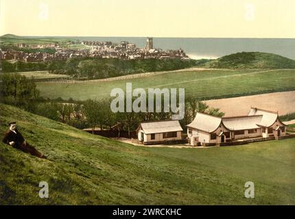 Golfklubhaus, Cromer, England, zwischen ca. 1890 und ca. 1900., England, Cromer, Farbe, 1890-1900 Stockfoto