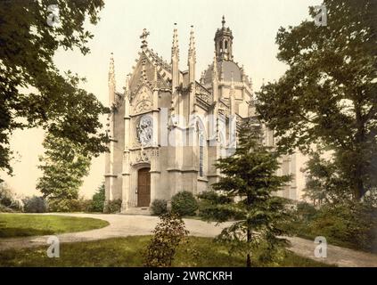 St. Michael's Abbey, Farnborough, England, zwischen ca. 1890 und ca. 1900., England, Hampshire, Farnborough, Color, 1890-1900 Stockfoto