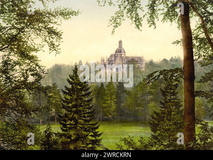 St. Michael's Abbey, Farnborough, England, zwischen ca. 1890 und ca. 1900., England, Hampshire, Farnborough, Color, 1890-1900 Stockfoto