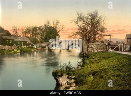 Ullswater, Eamont Bridge, in der Nähe von Penrith, Lake District, England, zwischen ca. 1890 und ca. 1900., England, Ullswater, Lake, Color, 1890-1900 Stockfoto