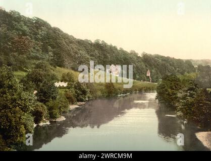 Walisisch Bicknor, Lydbrook (Lower), England, zwischen ca. 1890 und ca. 1900., England, Lydbrook, Color, 1890-1900 Stockfoto