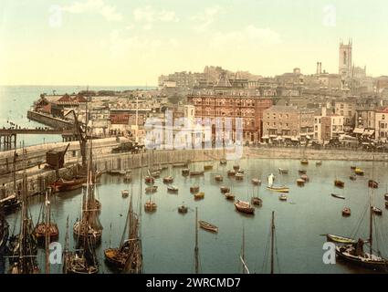 Der Hafen, II., Margate, England, zwischen ca. 1890 und ca. 1900., England, Margate, Farbe, 1890-1900 Stockfoto