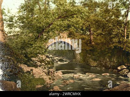 Ivybridge, die Brücke, Plymouth, England, zwischen ca. 1890 und ca. 1900., England, Plymouth, Color, 1890-1900 Stockfoto