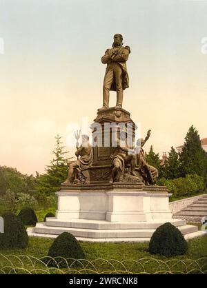 Pola, Tegetthoff-Denkmal, Istrien, Österreich-Ungarn, zwischen ca. 1890 und ca. 1900., Farbe, 1890-1900 Stockfoto