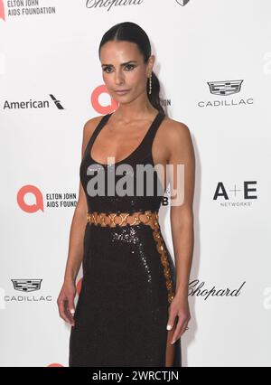 West Hollywood, USA. März 2024. Jordana Brewster traf am 10. März 2024 bei der 32. Annual Academy Awards Viewing Party der Elton John AIDS Foundation in West Hollywood ein. © ALO/AFF-USA.com Credit: AFF/Alamy Live News Stockfoto