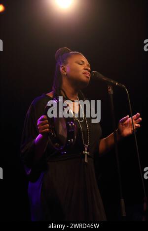 Lizz Wright bei einem Konzert im Columbia Theater in Berlin, 11. März 2024. Lizz Wright Konzert Berlin *** Lizz Wright bei einem Konzert im Columbia Theater in Berlin, 11. März 2024 Lizz Wright Konzert Berlin Stockfoto