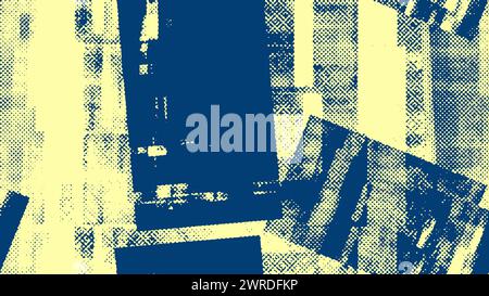 Ein abstraktes Halbton-Grunge-Texturhintergrundbild. Stockfoto