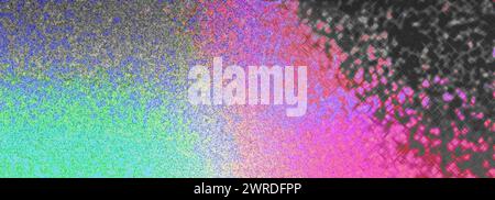 Ein abstraktes, schillerndes, körniges Hintergrundbild mit Grunge-Textur. Stockfoto