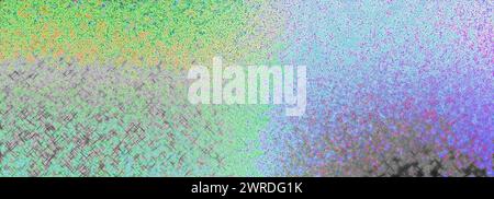 Ein abstraktes, schillerndes, körniges Hintergrundbild mit Grunge-Textur. Stockfoto