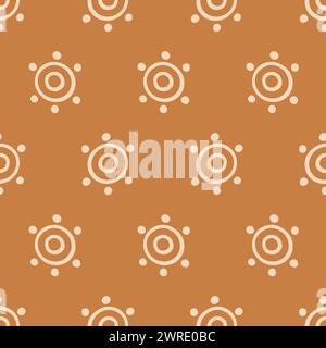 Nahtloses ethnisches Muster. Stammeshintergrundstruktur Stock Vektor