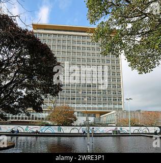 Die Arbeiten zur Regenerierung des Stadtzentrums von Plymouth, ehemals ratsbüros, erhielten neue Impulse mit einem Vorschlag für den Stadtrat, das Gebäude zu kaufen Stockfoto