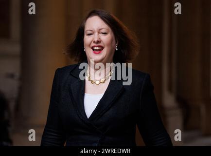 London, Großbritannien. März 2024. Victoria Prentis, Generalstaatsanwalt, in der Downing Street für die Kabinettssitzung. Quelle: Mark Thomas/Alamy Live News Stockfoto