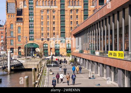 Hafencity, Überseequartier, Speicherstadt, Magdeburger Hafen, Internationales Maritimes Museum Hamburg, Elbtorpromenade, Deutschland, Hafencity *** Hafencity, Überseequartier, Speicherstadt, Magdeburger Hafen, International Maritime Museum Hamburg, Elbtorpromenade, Deutschland, Hafencity Stockfoto