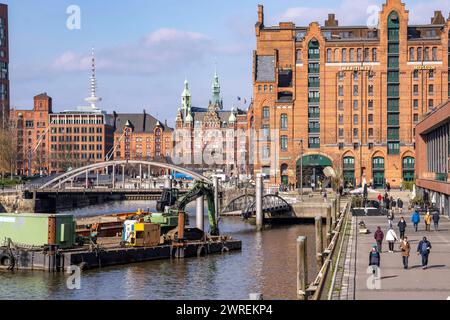 Hafencity, Überseequartier, Speicherstadt, Magdeburger Hafen, Internationales Maritimes Museum Hamburg, Elbtorpromenade, Deutschland, Hafencity *** Hafencity, Überseequartier, Speicherstadt, Magdeburger Hafen, International Maritime Museum Hamburg, Elbtorpromenade, Deutschland, Hafencity Stockfoto